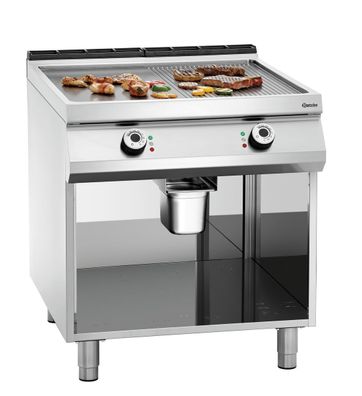 Bartscher Griddleplatte Griddle Bräter Elektro 1/2 1/2 OU 800X 900X 900 Gastro