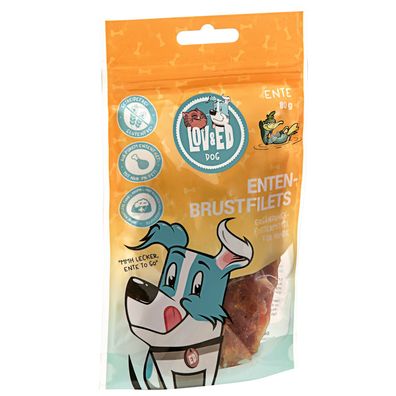Lov&Ed Entenbrustfilets für Hunde, 80 g