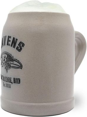 NFL Baltimore Ravens Team Fan-Krug Bierkrug Bavaria Ton 0,5l 4047977874063