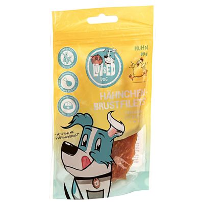 Lov&Ed Hähnchenbrustfilets für Hunde, 80 g