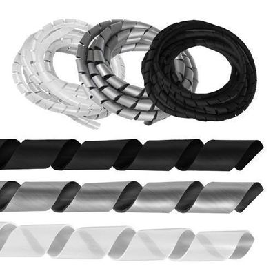 Kabelspirale Kabelkanal Spiralband Kabelschlauch 3 Meter ? 6 / 10 / 16 / 22 mm