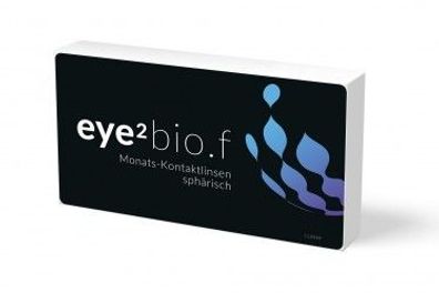 Kontaktlinsen eye² Bio.F 6St. monatliche weiche Silikon-Hydrogel