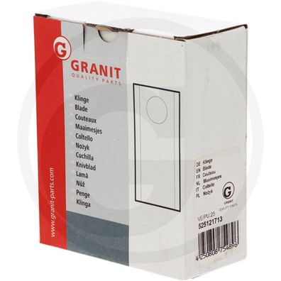 Messer für Kreiselmäher linksdrehend 98x48x4mm pass. f. Fella & BCS – 25er Set