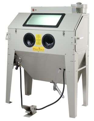 Sandstrahlkabine 420 Liter inkl Zubehör, mit eingebauter Absaugung, SB42AJ, 01559