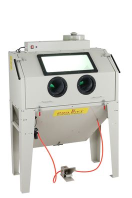 Sandstrahlkabine 420 Liter inkl Zubehör, mit eingebauter Absaugung, SB42ABJ, 01560