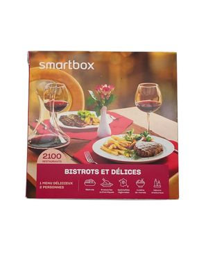 Smartbox Geschenkbox Repas pour deux für Herren Damen oder Paare