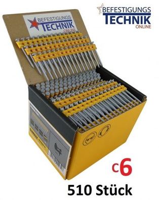 Betonnägel 2,6x50mm Standard für DeWalt Akku Betonnagler DCN890 N-XJ DCN890P2-QW C6