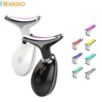 Neck Anti-Wrinkle Facial Beauty Device with 7 Lifting and Firming Massage Modes, Elec