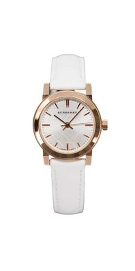 Burberry The City Damenuhr gold weiß