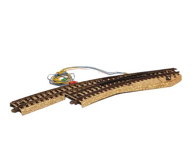 Märklin 5141 5140 - linke elektrische Bogenweiche - M-Gleis - HO - 1:87 - Nr. 270