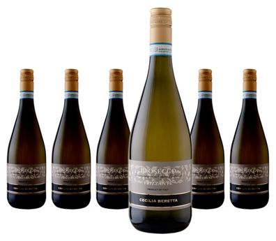 6 x Cecilia Beretta Prosecco Frizzante DOC