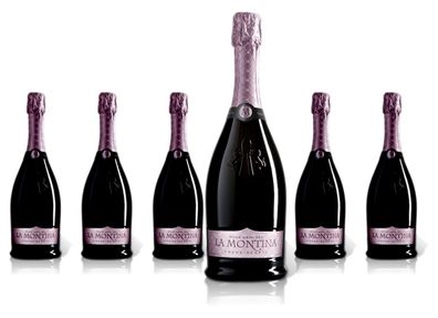 6 x La Montina Franciacorta DOCG Rosé DemiSec