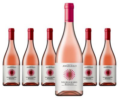 6 x Famiglia Angelillo Negroamaro Rosato Puglia IGT – 2023