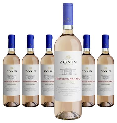 6 x Zonin Classici Primitivo Puglia Rosato IGT – 2024
