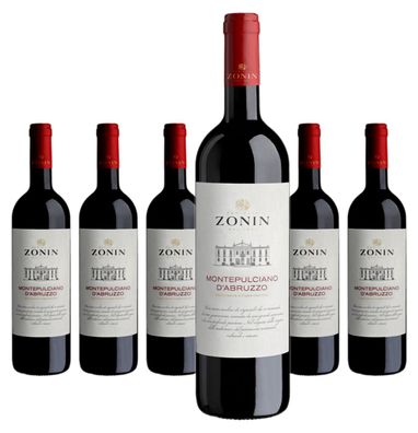 6 x Zonin Classici Montepulciano d'Abruzzo DOC – 2024