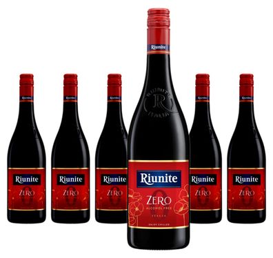 6 x Riunite Zero Rosso alkoholfrei