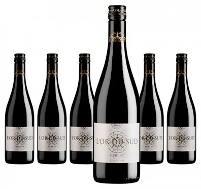 6 x L'Or du Sud Merlot Pays d'Oc IGP – 2024