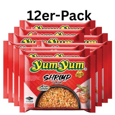 12er-Pack YumYum Instantnudeln Garnelen 60g