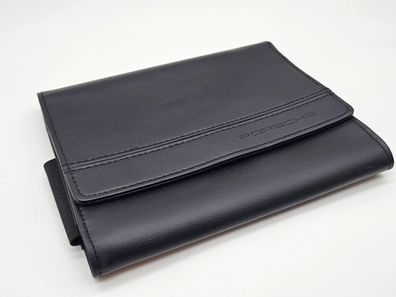 Porsche 911 Typ 991 Bordmappe für Betriebsanleitung Servicemappe Leder schwarz