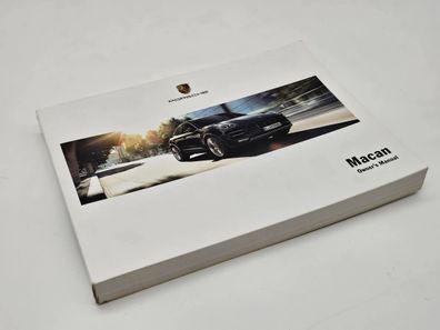 Original Porsche Macan 2016 Betriebsanleitung Handbuch WKD95B002116 englisch
