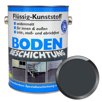 Wilckens Flüssig-Kunststoff Bodenbeschichtung 5 LTR Betonfarbe Estrichfarbe