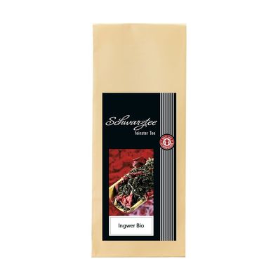 Schrader Schwarzer Tee Ingwer Bio