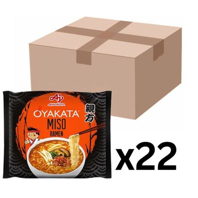 22er-Pack Ajinomoto Oyakata Instantnudeln Ramen Miso 89g