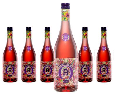 6 x Anecoop Bodegas Amatista Moscato Rosado Frizzante
