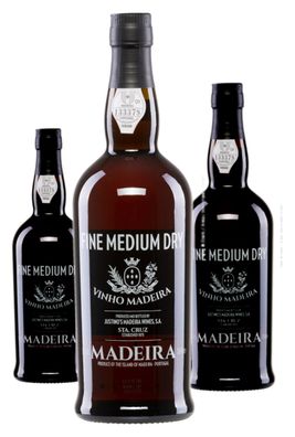 3 x Justino's Madeira Fine Medium Dry