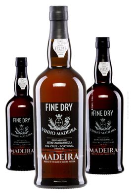 3 x Justino's Madeira Fine Dry