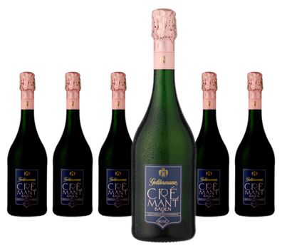6 x Geldermann Crémant Baden Rosé Brut