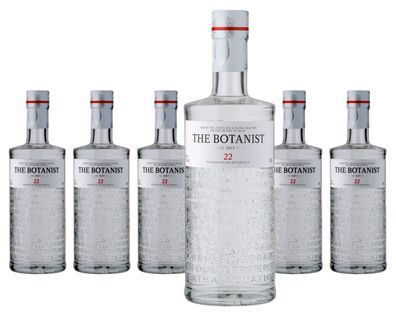 6 x Bruichladdich The Botanist Islay Dry Gin