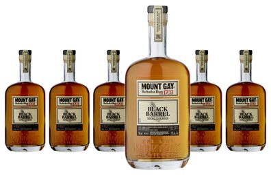 6 x Exmouth Gap, Brandons, Mount Gay Black Barrel Rum