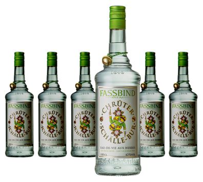 6 x Fassbind Chrüter Schälle-Bur