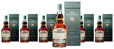 6 x Old Pulteney Huddart Whisky