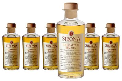 6 x Sibona Grappa di Barolo