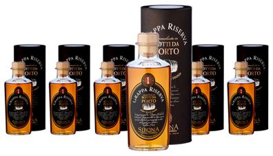 6 x Sibona Grappa Riserva Botti da Porto