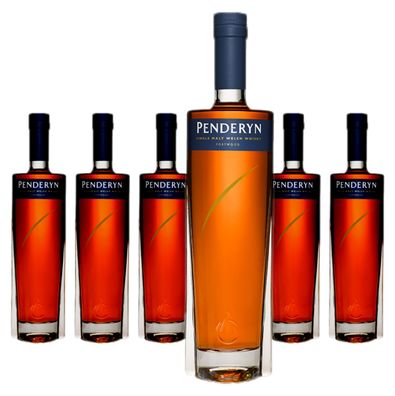 6 x Penderyn Gold Range Portwood Single Malt Welsh Whisky