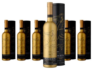 6 x Penderyn Hiraeth Icon of Wales No. 8 Single Malt Welsh Whisky
