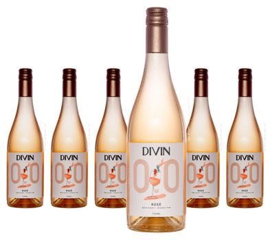 6 x Divin NoLow Divin Rosé 0.0% alkoholfrei