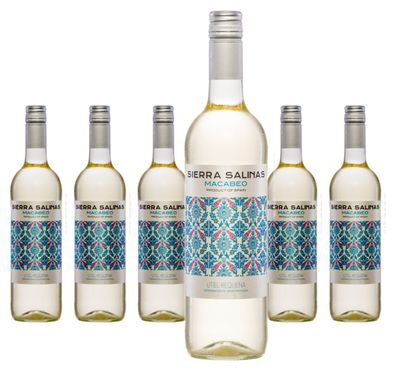 6 x Bodegas Coviñas Sierra Salinas Macabeo Blanco – 2023