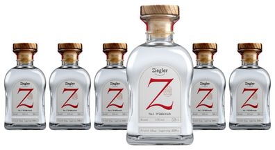 6 x Ziegler No.1 Wildkirsch Obstbrand