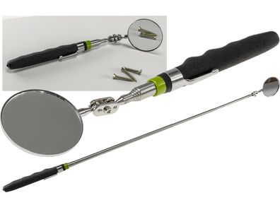 Teleskop Werkzeug mit 50mm Spiegel Gesamtlänge 16-70cm, 2-fach Kugelgelenk