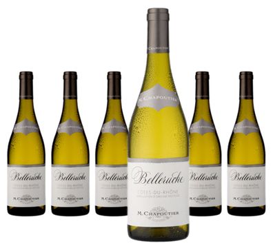 6 x M. Chapoutier - Belleruche Blanc - Côtes-du-Rhônes AOC – 2024