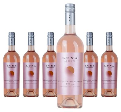 6 x Luna Argenta Negroamaro Rosato – 2024
