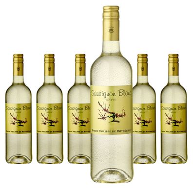 6 x Baron Philippe De Rothschild Les Cépages Sauvignon Blanc – 2024