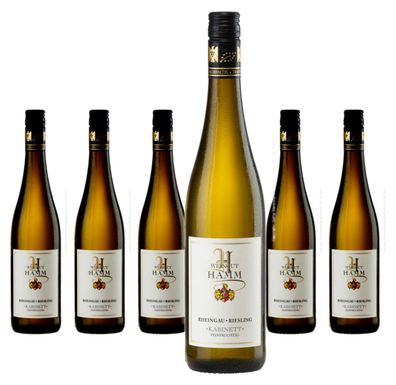 6 x Weingut Hamm VDP Rheingau Riesling Kabinett feinfruchtig – 2023