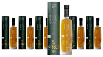 6 x Bruichladdich Distillery Octomore 16.3 Islay Single Malt Scotch Whisky