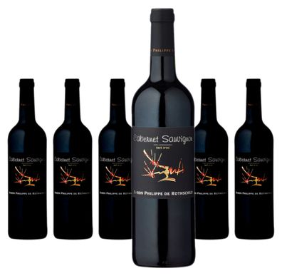 6 x Baron Philippe De Rothschild Les Cépages Cabernet Sauvignon – 2024