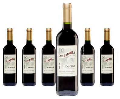 6 x Bodegas Castaño Casa Carmela Semi-Dulce Tinto – 2024